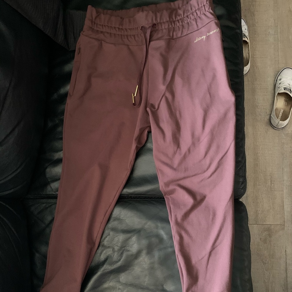 Gymshark Whitney Simmons cherry chocolate joggers